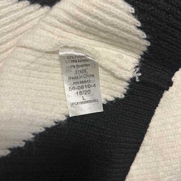 Ellos Plus Size Color Block Pullover Sweater Size 18/20 - Picture 7 of 7